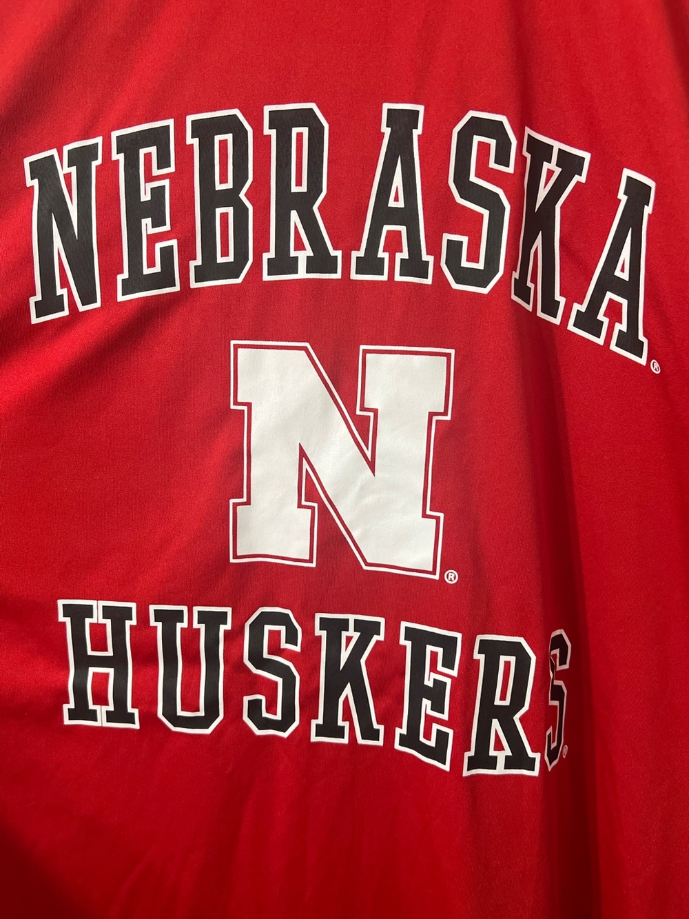 Campus Heritage Nebraska Huskers Red Long Sleeve Performance Tee - Picture 3 of 8